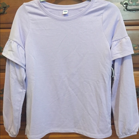 Old navy ruffle sweatshirt Clearance